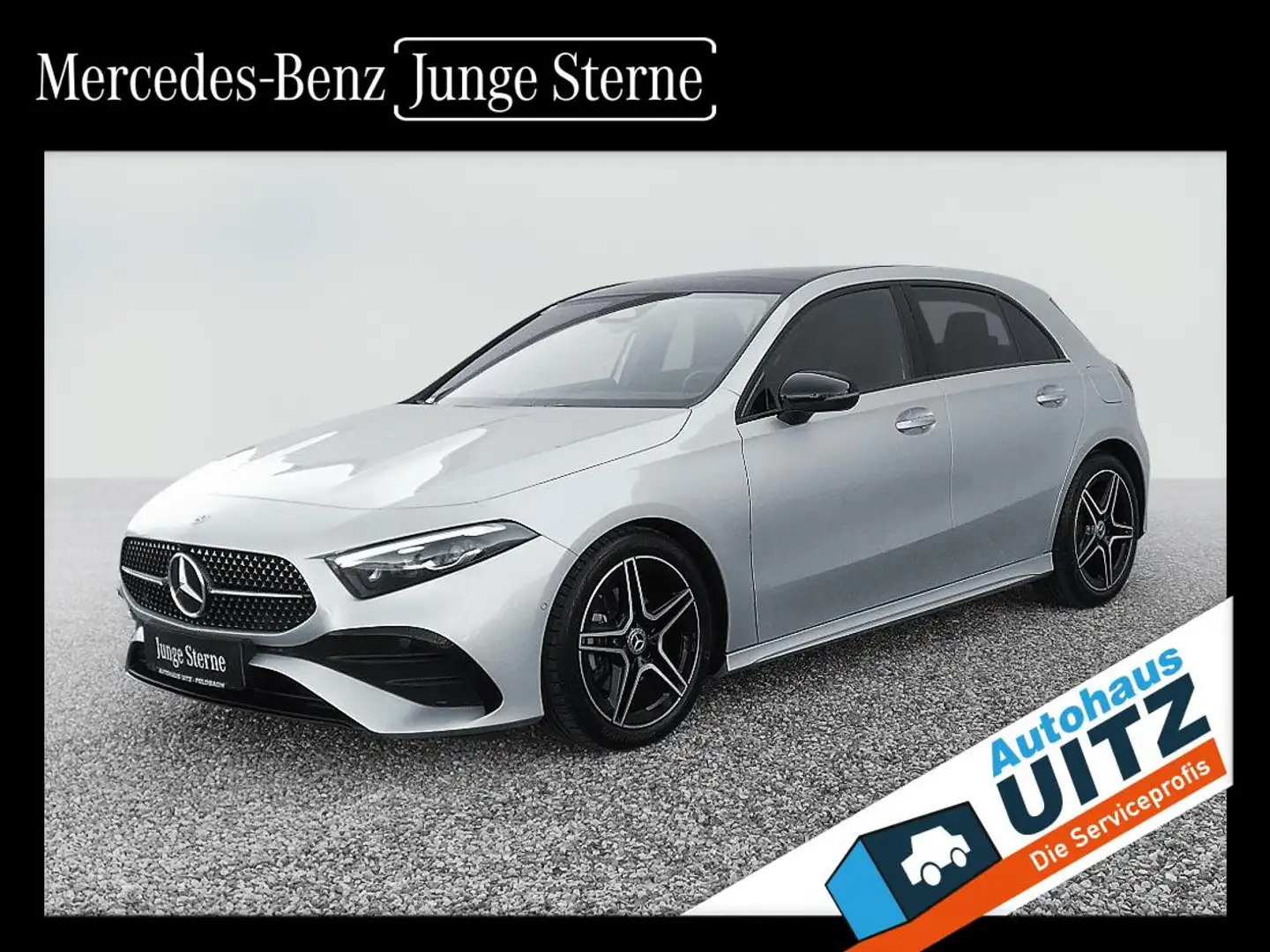 Mercedes-Benz A 180 +AMG+Pano+Night+LED+Keyless Silber - 1