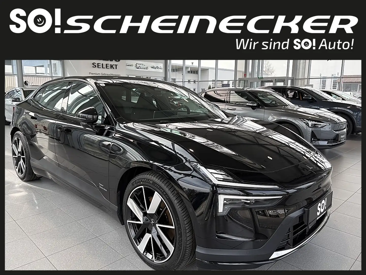 Polestar 4 Long Range 100kWh Dual Motor Plus Schwarz - 1