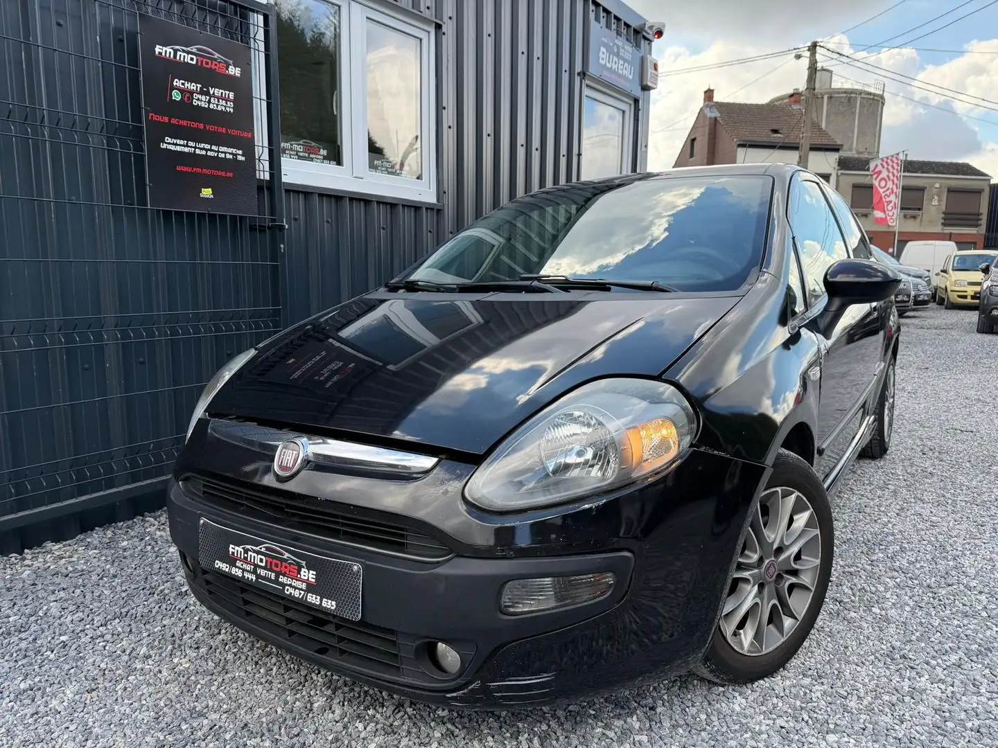 Fiat Punto Evo Punto EVO 1.3 MultiJet / Clim / Entretien + CT OK Noir - 1