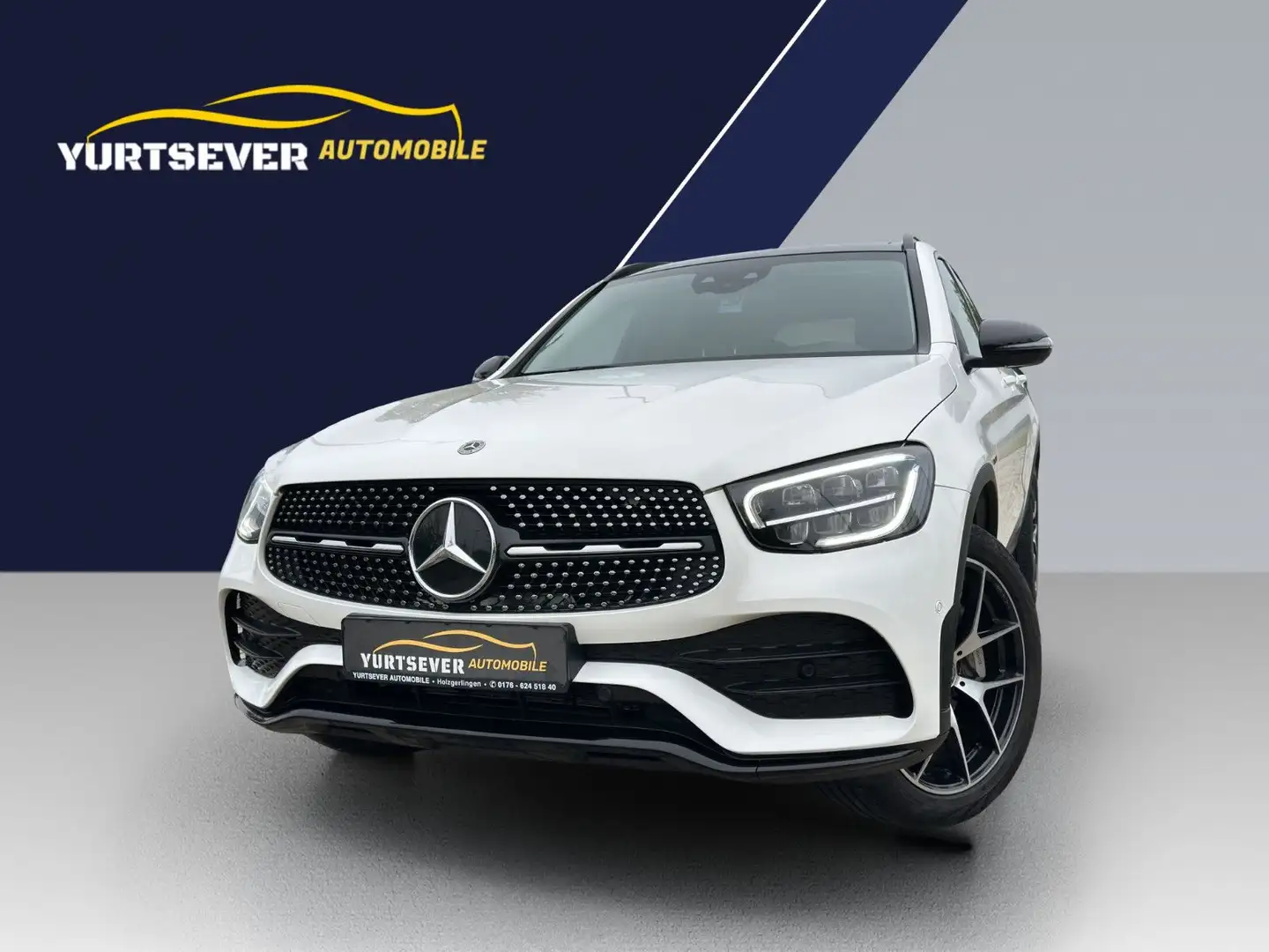 Mercedes-Benz GLC 300 de 4Matic*AMG*PANO*VIRTUAL*ALU*KAM* Weiß - 1
