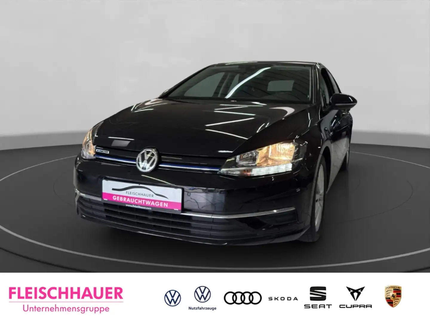 Volkswagen Golf VII IQ.DRIVE BM 1.5 TSI ACC+RFK+NAVI+CARPLAY+SHZ Negro - 1