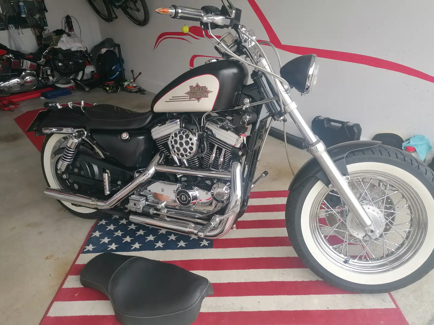 Harley-Davidson Sportster XR 1200 XL 1200 C Černá - 1