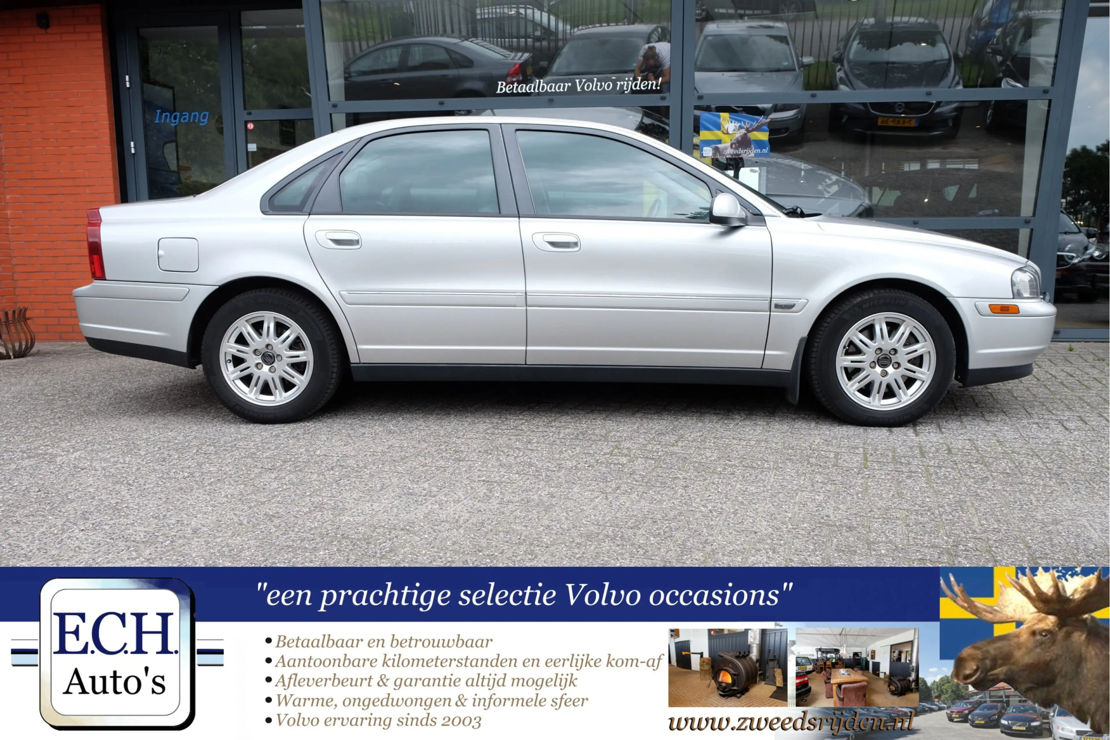 Volvo S80 2.4T 200 pk Elektr. stoel, Dealer onderhouden, Lee — photo 2