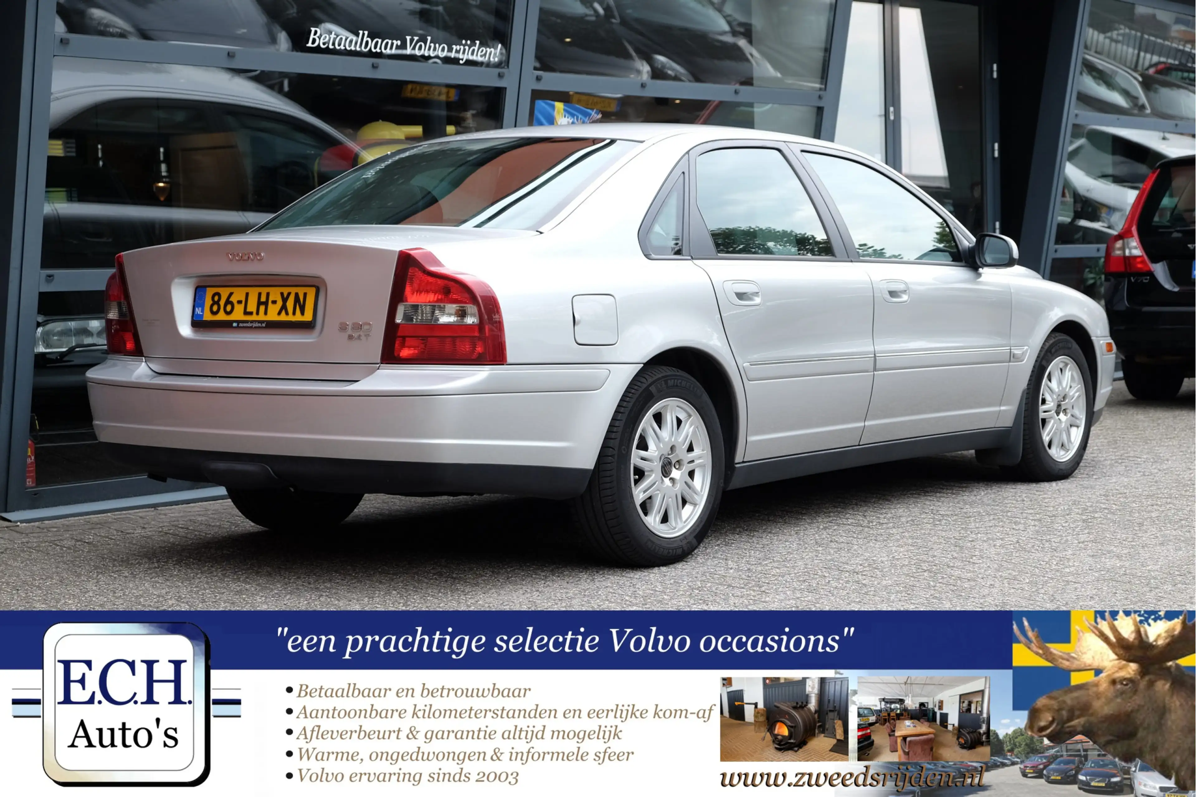 Volvo S80 2.4T 200 pk Elektr. stoel, Dealer onderhouden, Lee — photo 3