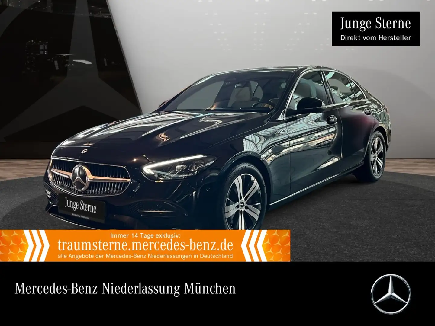 Mercedes-Benz C 180 AVANTG+LED+KAMERA+TOTW+KEYLESS+9G Schwarz - 1