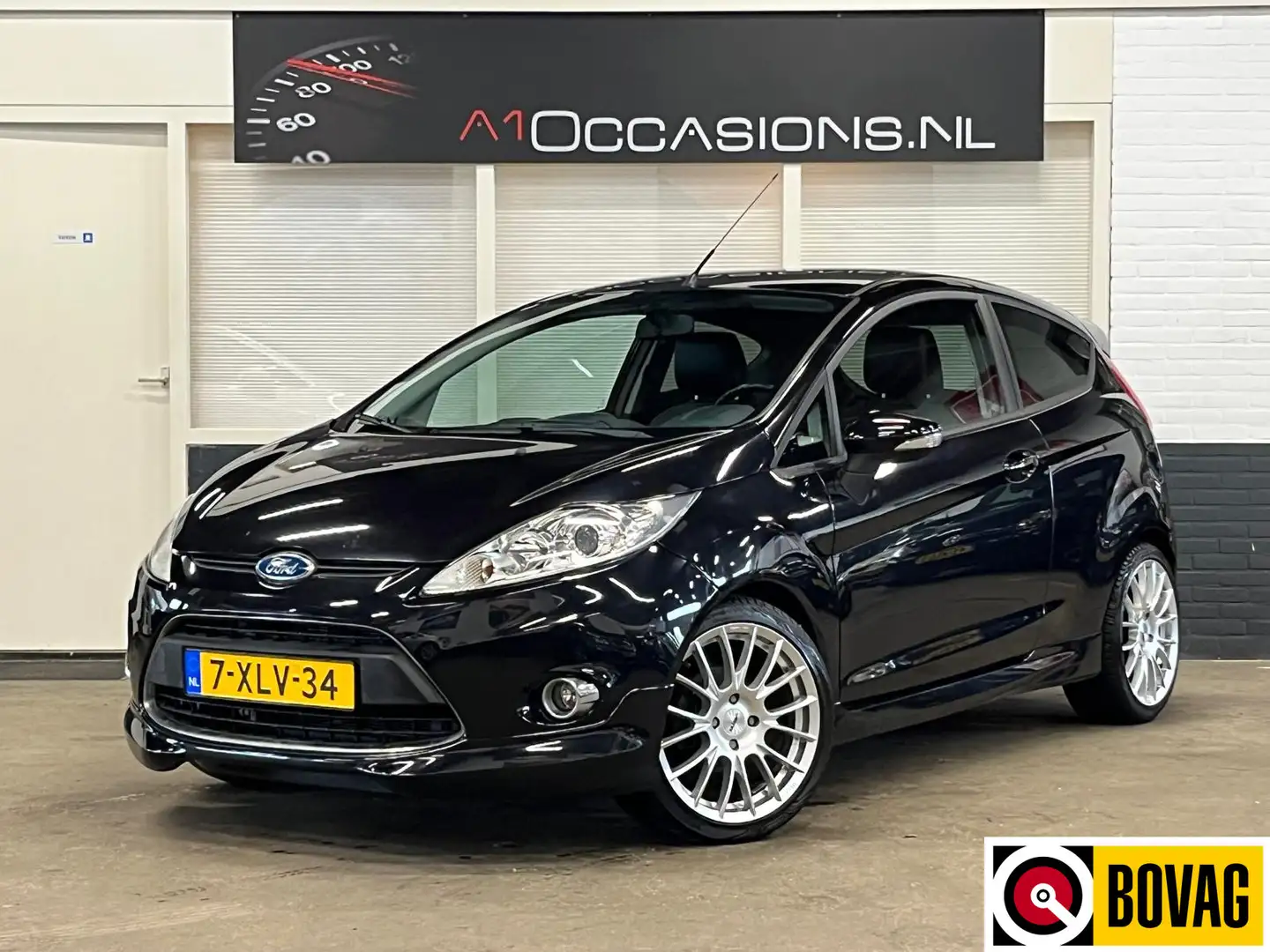 Ford Fiesta 1.6 Metal + LEDER Zwart - 1