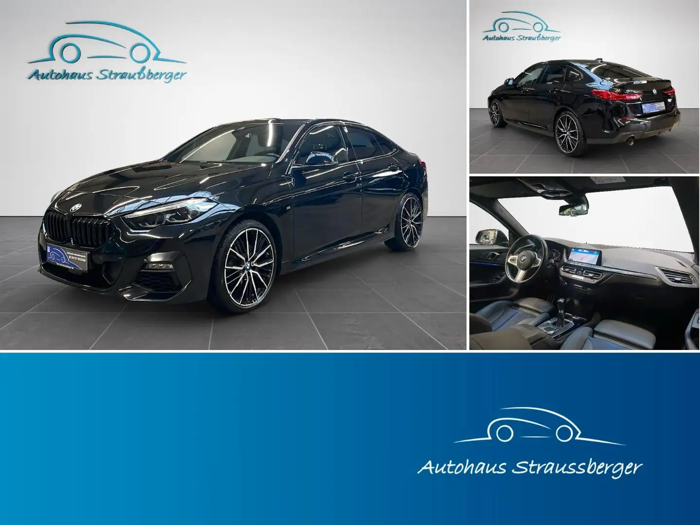 BMW 218 i Gran Coupe M Sport TMP 2ZK HiFi WiFi SHZ Schwarz - 1