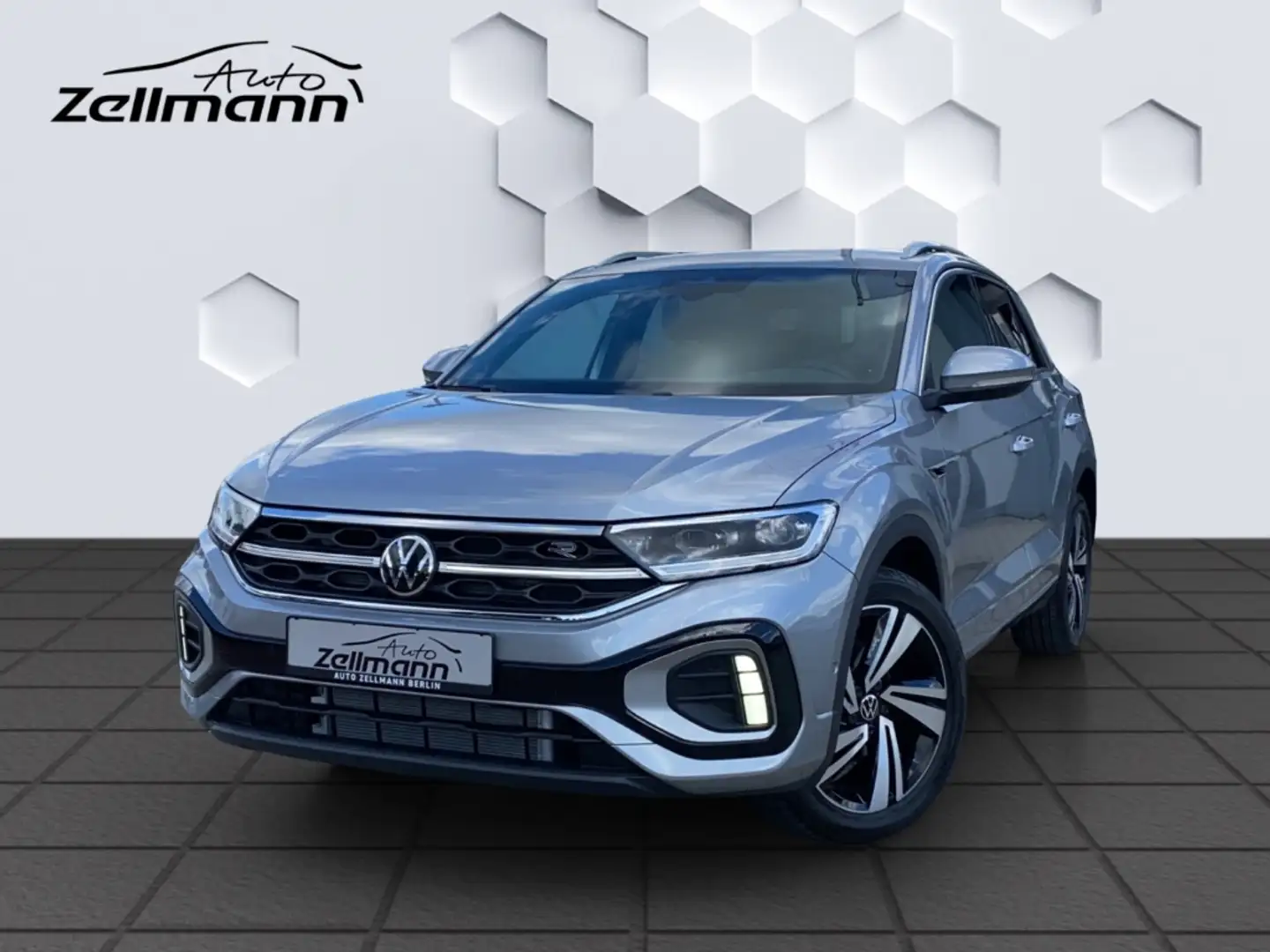 Volkswagen T-Roc R-Line 1.5 TSI 110kW AHZV Matrix LED PDC Rückfahrk Silber - 1
