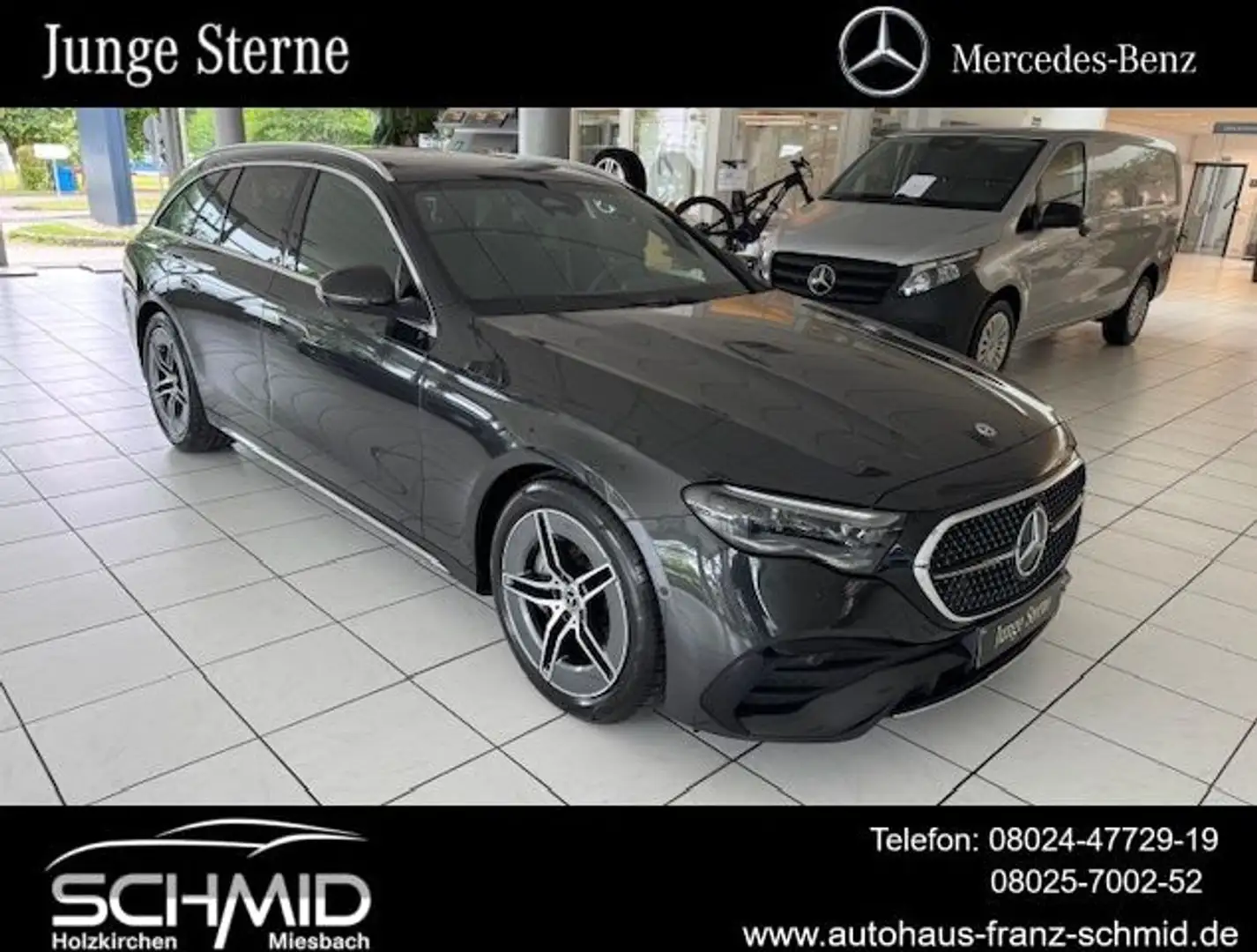 Mercedes-Benz E 450 d 4M T AMG Line Adv+ Pano AHK Digi 360° Di Gris - 1