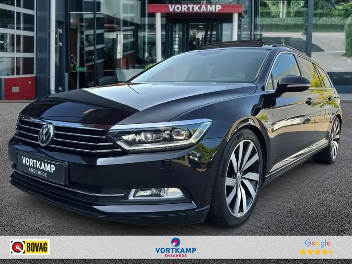 Volkswagen Passat Variant 1.4 TSI 150PK PANO-DAK/LED/ACC/STOELVERW/PDC Zwart - 1