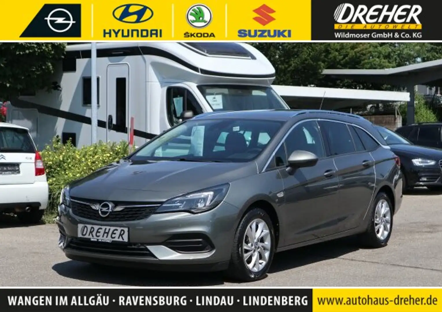 Opel Astra Astra K 1.2 Turbo Elegance Klima/LED/Kamera/LM BC Grigio - 1