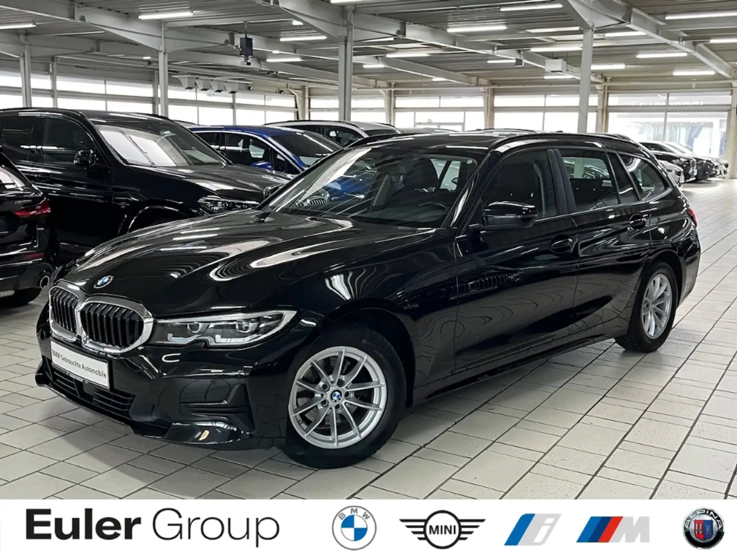 BMW 320 d A Touring ACC ParkAss LED Pano Navi SHZ Hifi LED Schwarz - 1