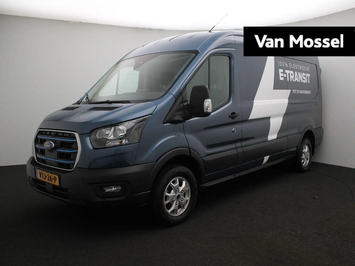 Ford E-Transit 350 L3H2 Trend 68 kWh | DEMO VOORDEEL!! | 360 Came Blauw - 1