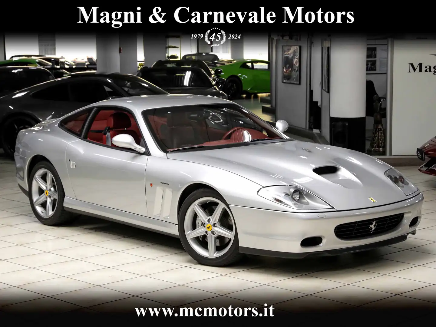 Ferrari 575 M MARANELLO F1|PELLE COMPLETA|TOP CONDITION|UFFITA Argento - 1