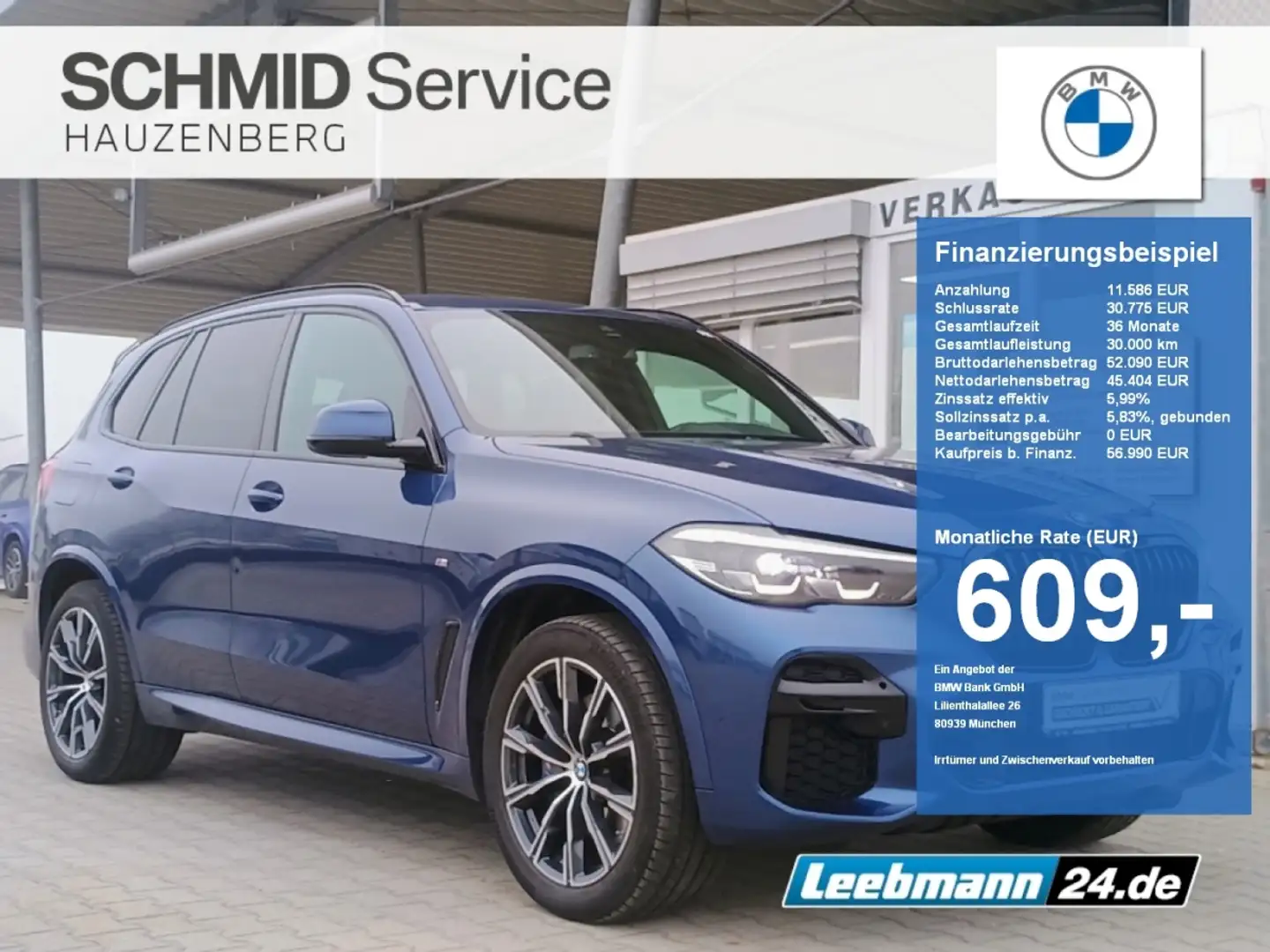 BMW X5 xDrive30d M-Sportpaket ACC 2 JAHRE GARANTIE Azul - 1
