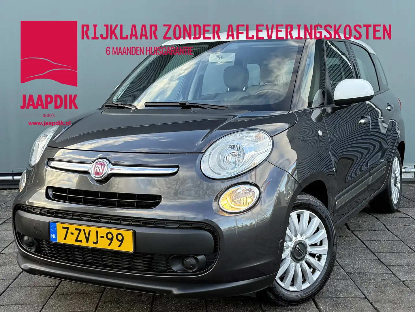 Fiat 500L Living BWJ 2015 | 0.9 TwinAir 105PK Easy | TREKHAA Grijs - 1
