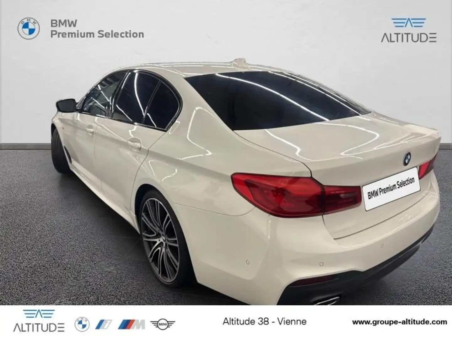 BMW 520 520dA 190ch M Sport Steptronic Euro6d-T Blanc - 2
