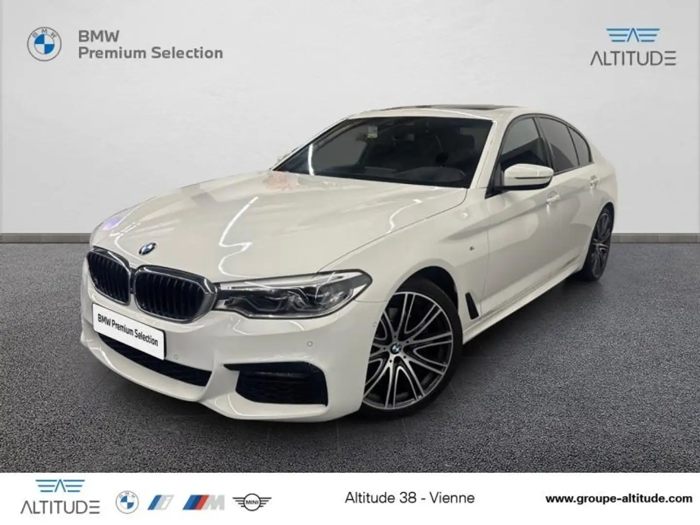 BMW 520 520dA 190ch M Sport Steptronic Euro6d-T Blanc - 1