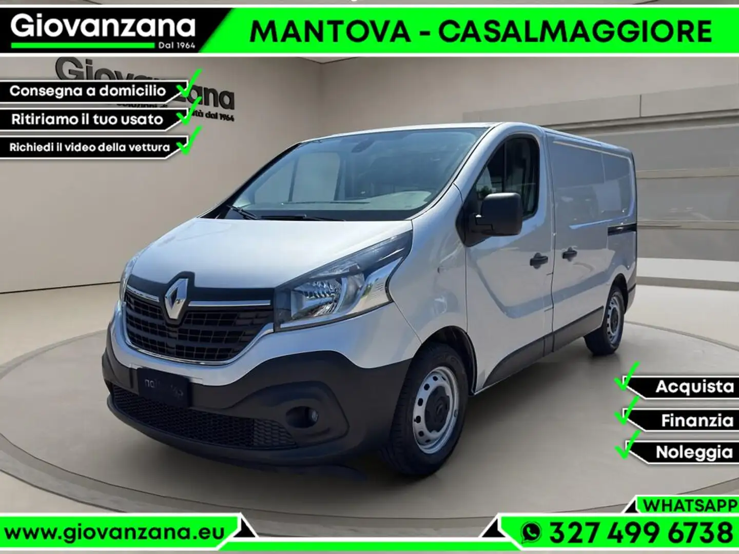 Renault Trafic T27 2.0 dci 120cv L1H1 Ice E6d-temp Grigio - 1