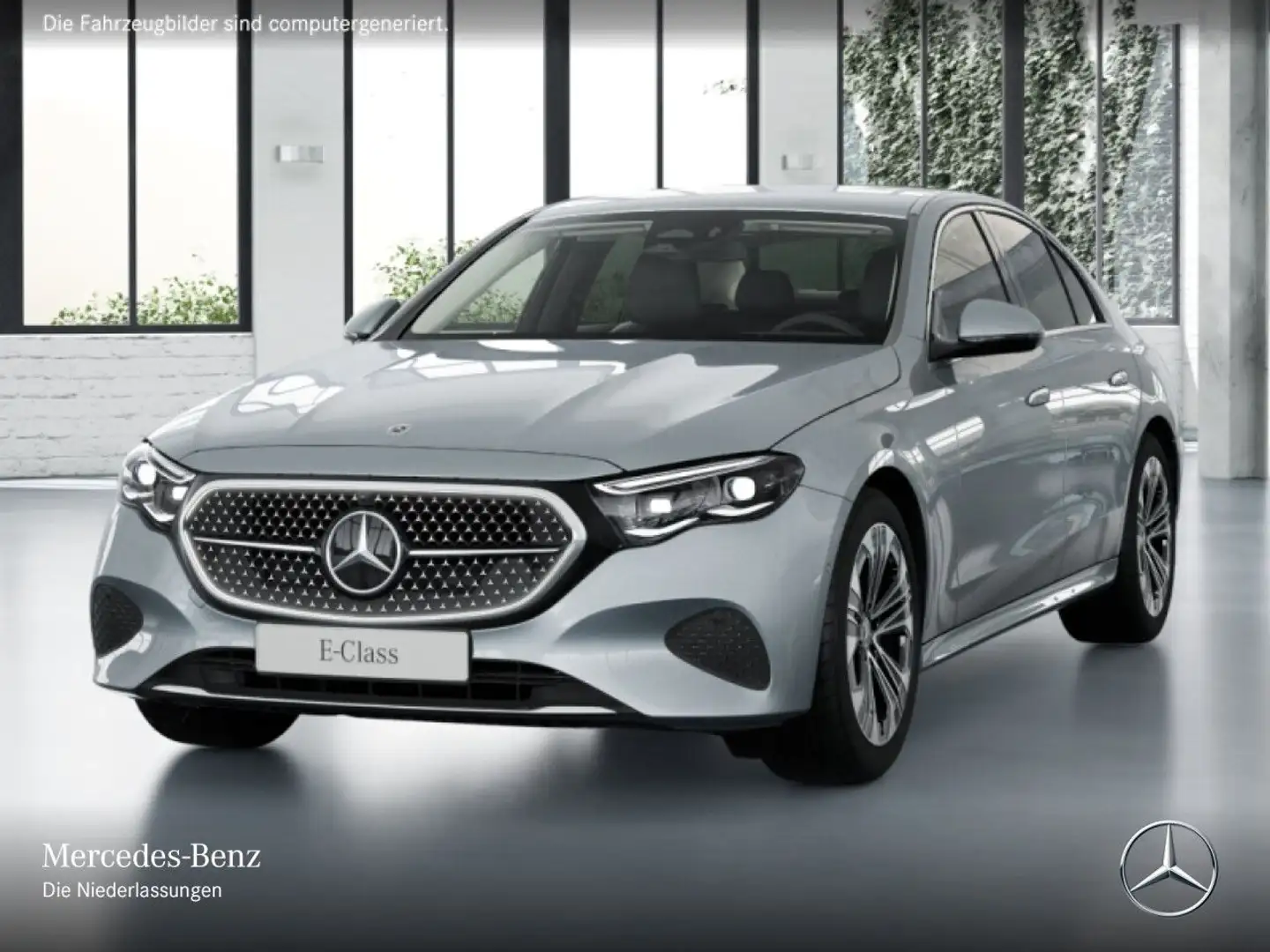 Mercedes-Benz E 220 d Avantgarde 360° Distr+ Sitzklima Totwinkel Zilver - 2