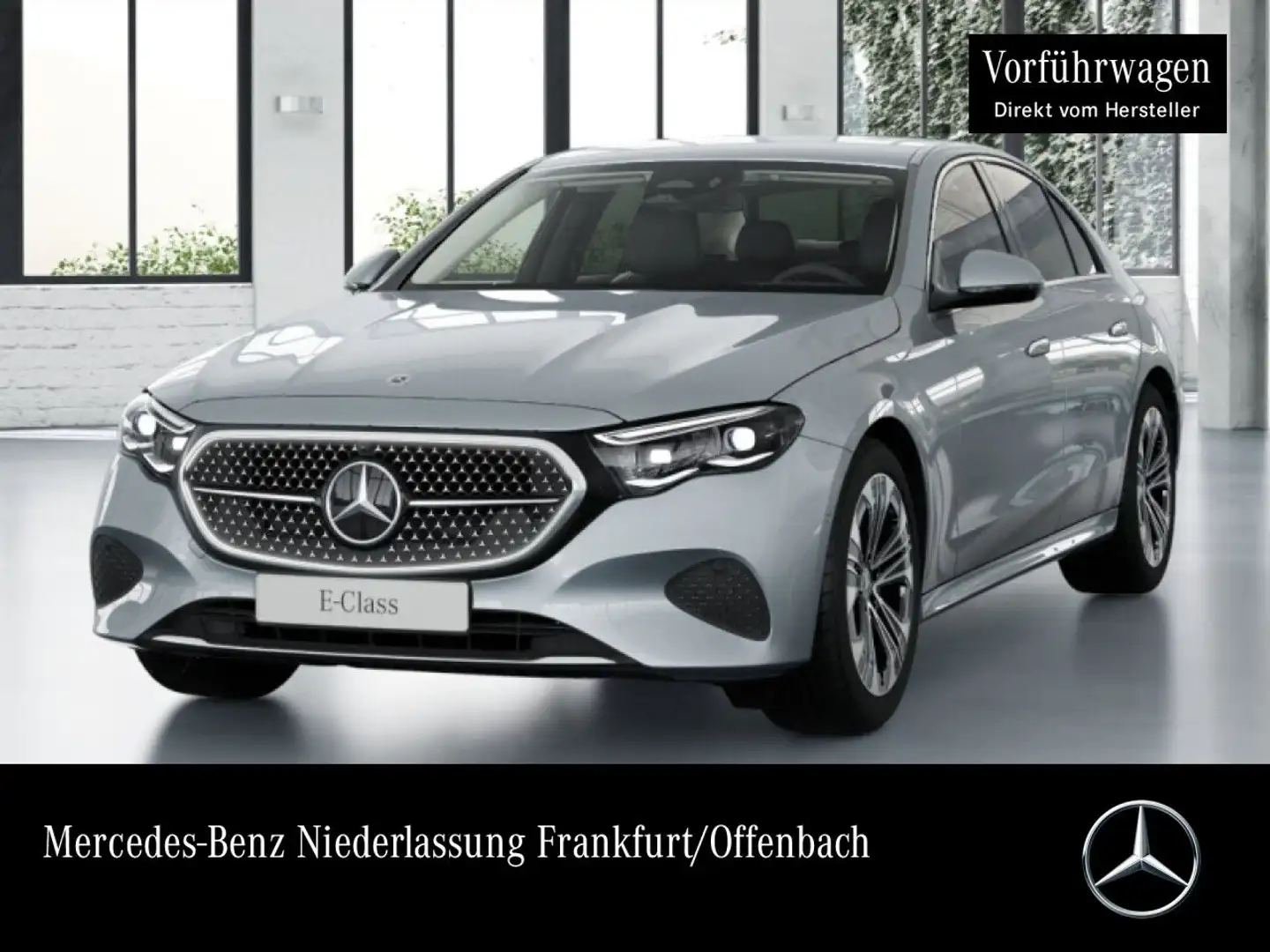Mercedes-Benz E 220 d Avantgarde 360° Distr+ Sitzklima Totwinkel Zilver - 1