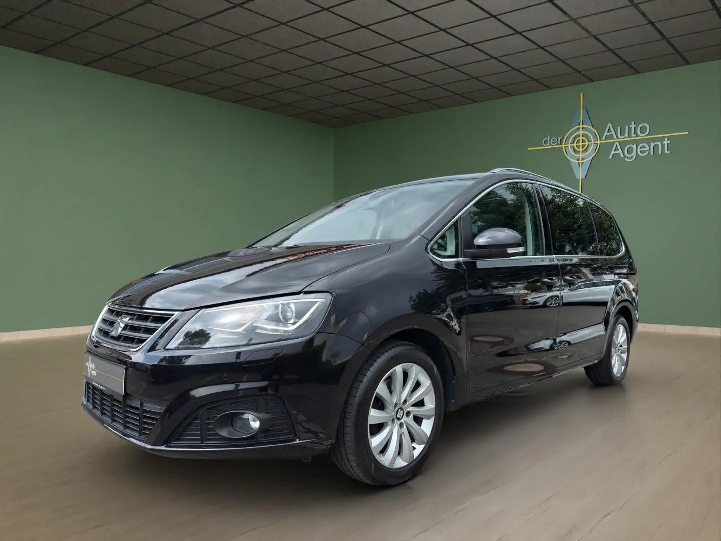 SEAT Alhambra Crono Plus/AHK/DCC/Pano/7-Si./mtl.119,- Negru - 1
