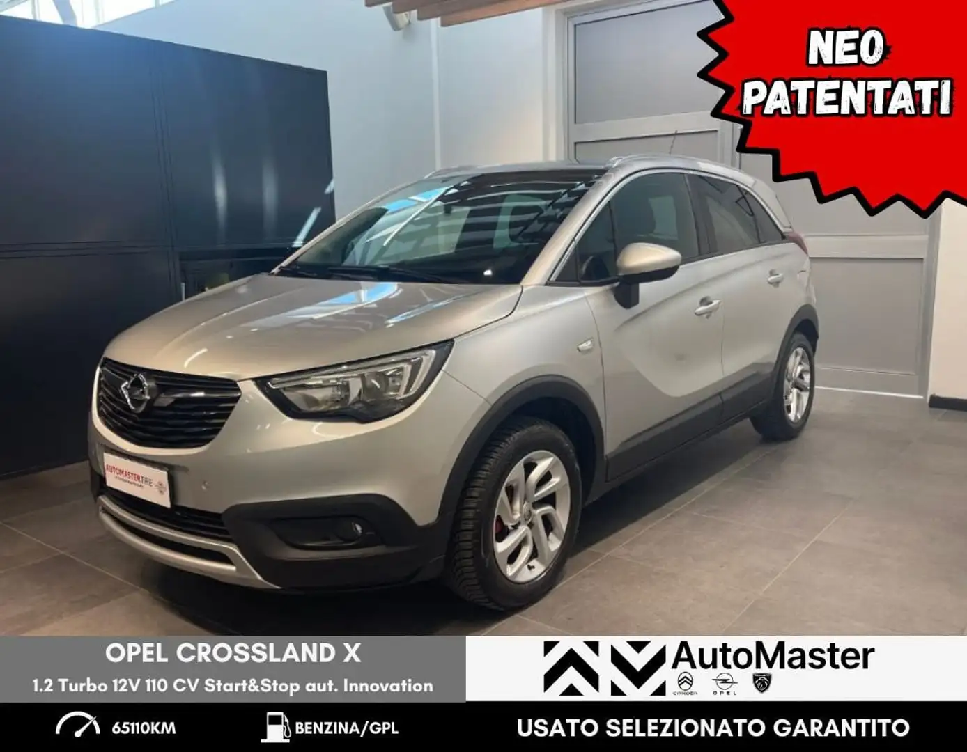 Opel Crossland Crossland X 1.2 Turbo 12V 110 CV Start&Stop aut. Silber - 1
