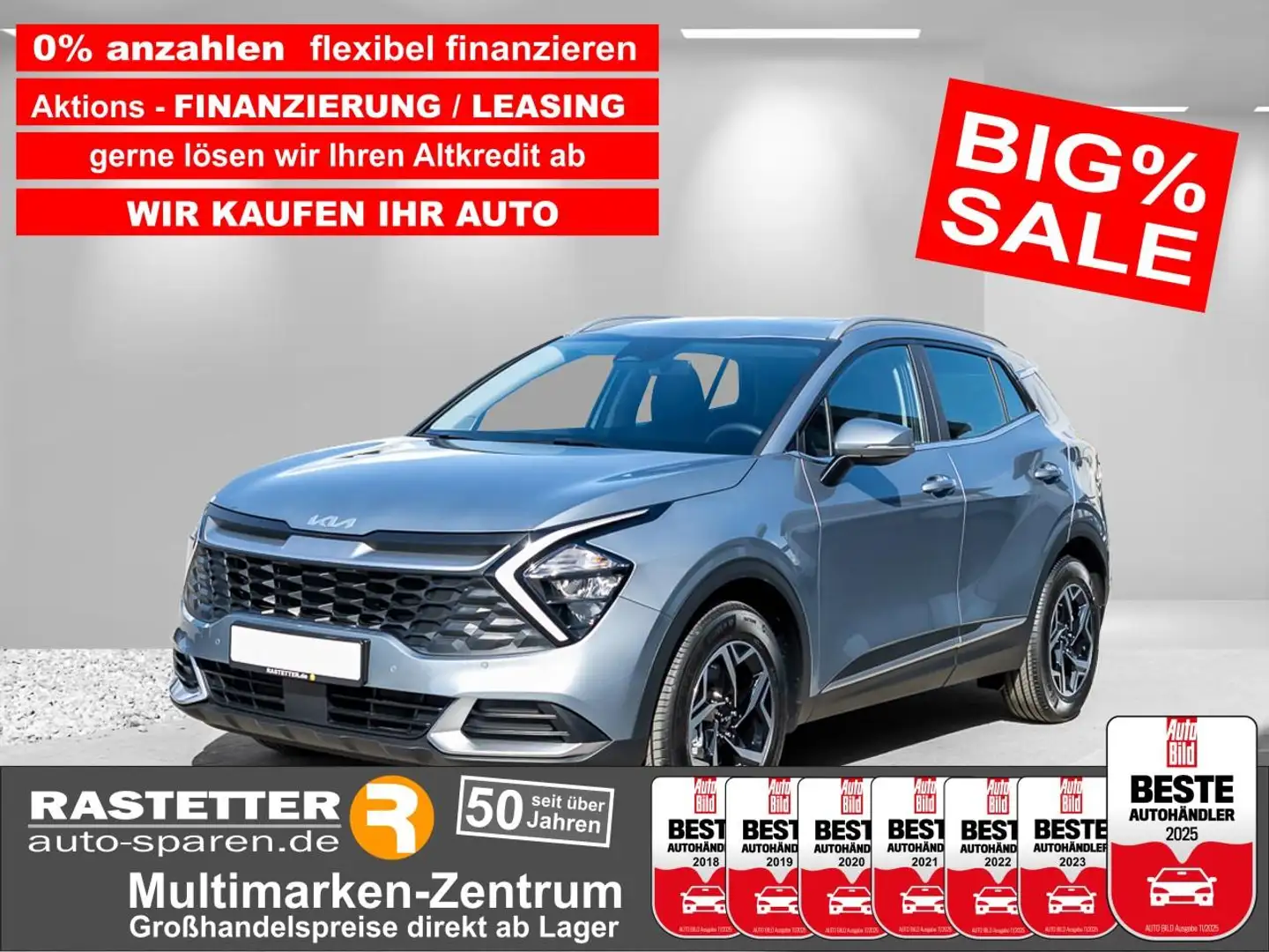 Kia Sportage T-GDI DCT 7Jahre+Navi+virtCP+ACC+Kamera+Sitzhzg+LE Argent - 1