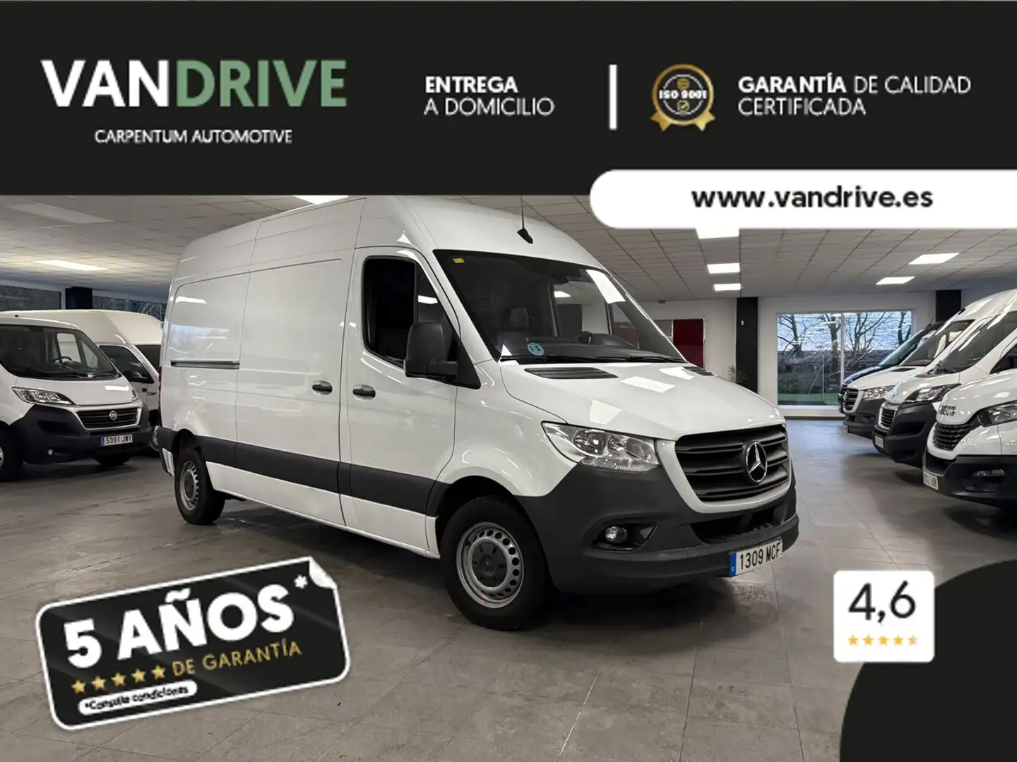 Mercedes-Benz Sprinter AOC 313cdi L3 H3 2.0 Blanc - 1