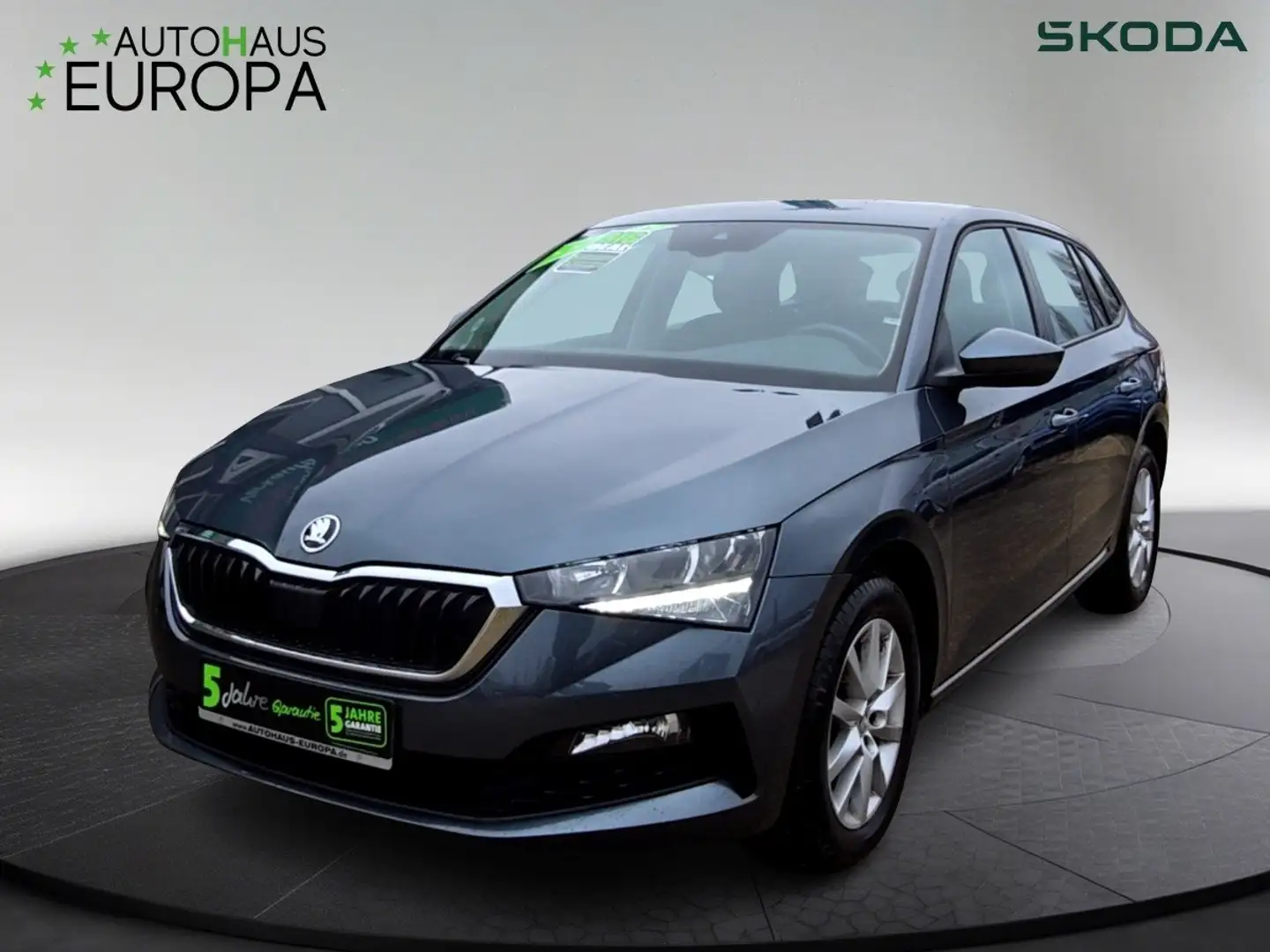 Skoda Scala 1.0 TSI Ambition AHK Navi Virt.Cockpit eKlappe SHZ Grau - 1