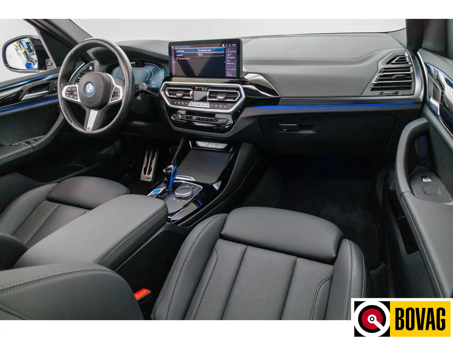 BMW iX3 M-Sport Shadowline 80 kWh 286 PK | Pano | Leer | E Grijs - 2