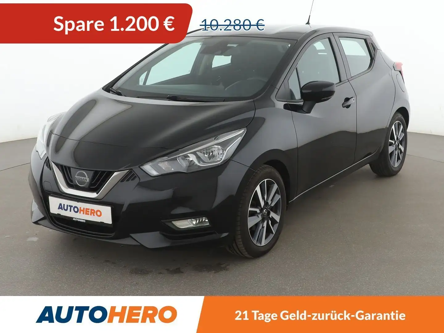 Nissan Micra 0.9 Turbo N-WAY*NAVI*TEMPO*PDC*SHZ*GARANTIE* Schwarz - 1