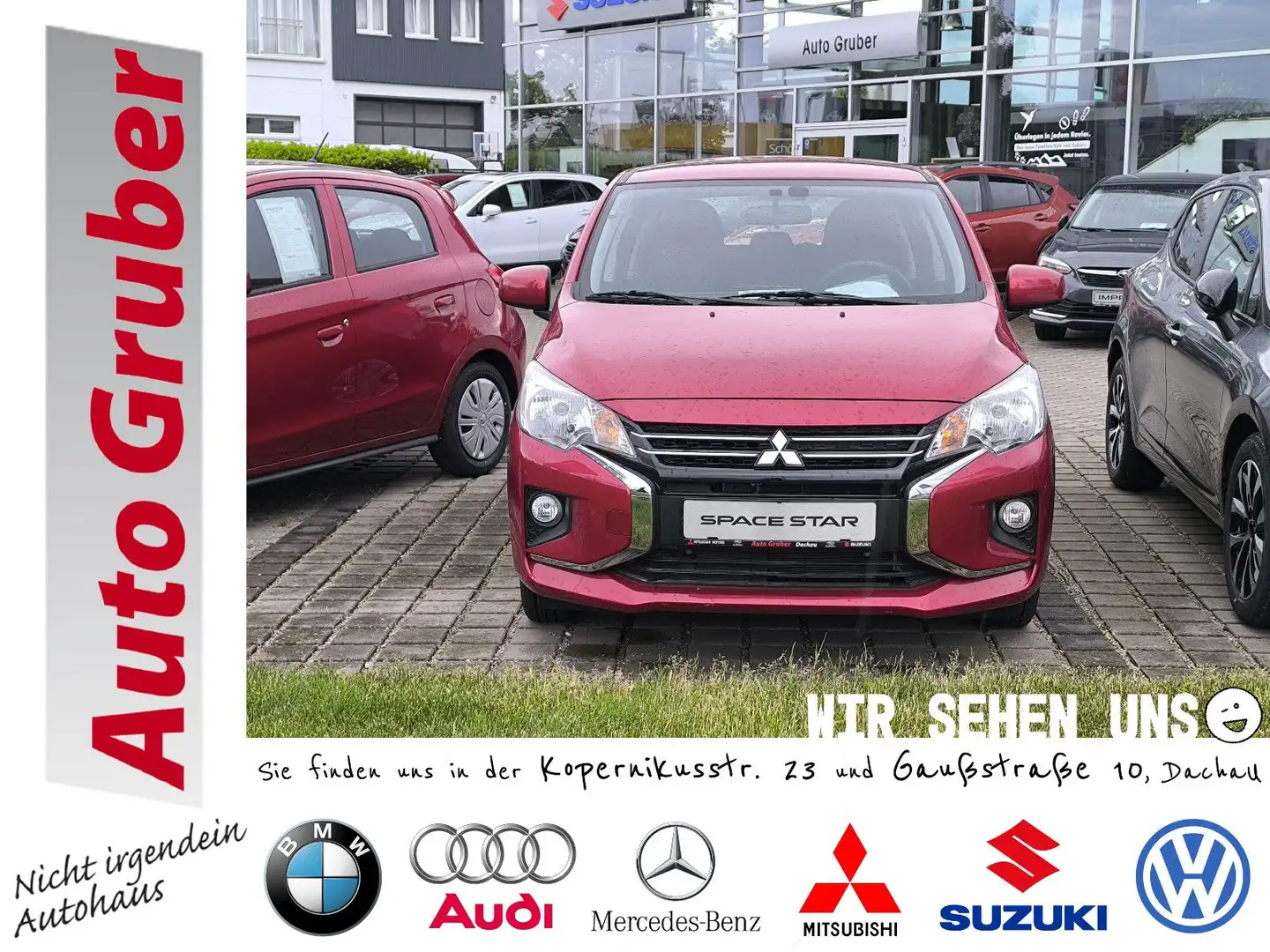 Mitsubishi Space Star Select Klima*El.Fenster*Lichtsensor*S Rot - 1
