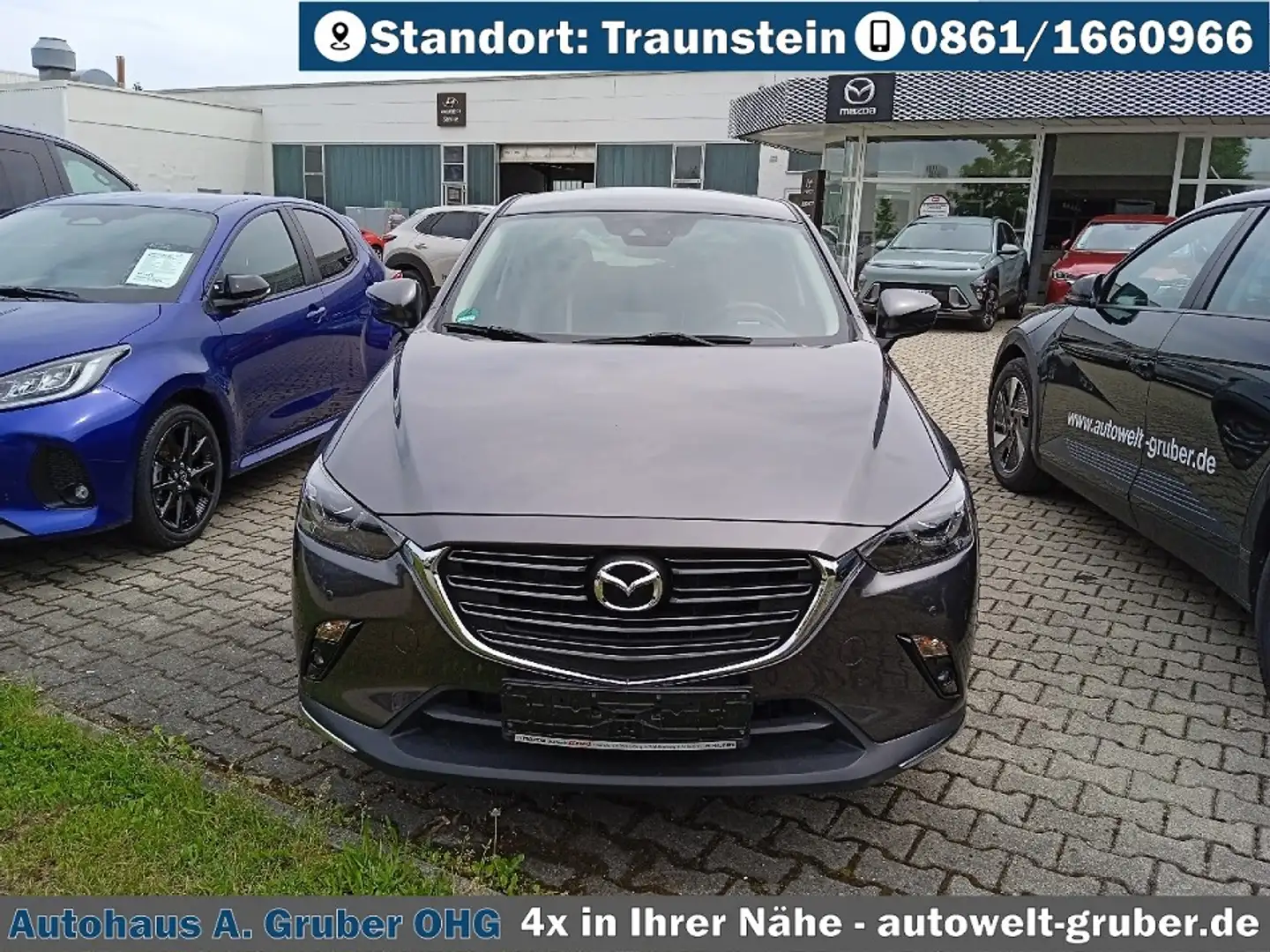 Mazda CX-3 Edition 100+Navi+Leder+Memory+Klima+LED Grau - 2
