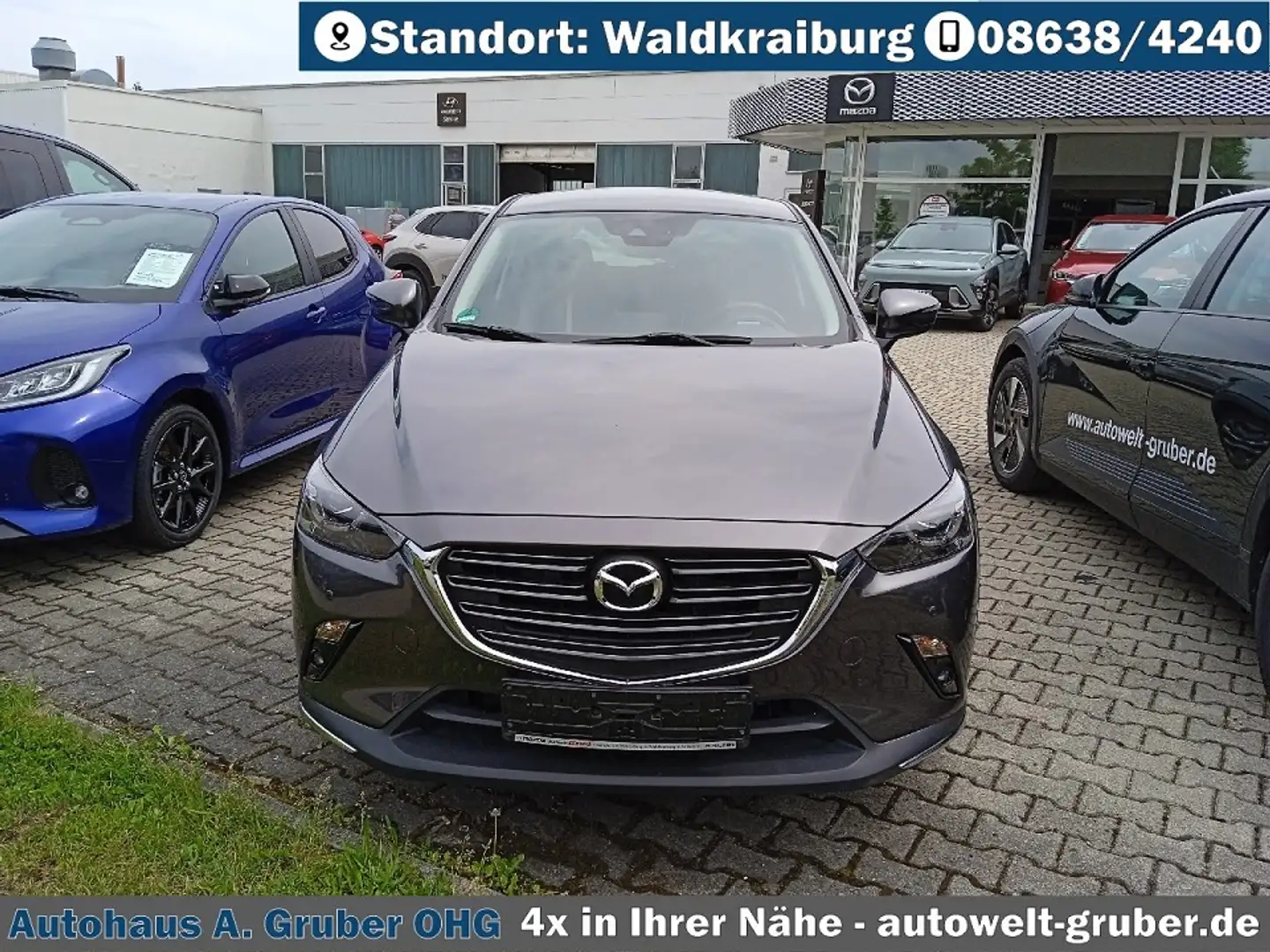 Mazda CX-3 Edition 100+Navi+Leder+Memory+Klima+LED Grau - 2