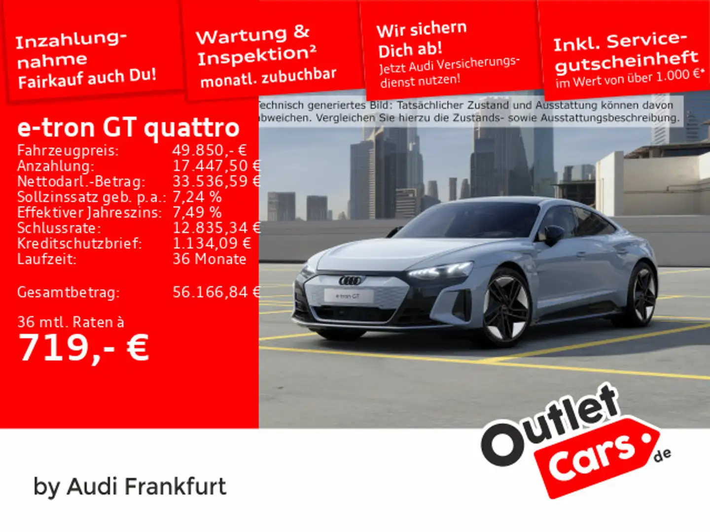 Audi e-tron GT MatrixLED Luft ACC B&O Grau - 1