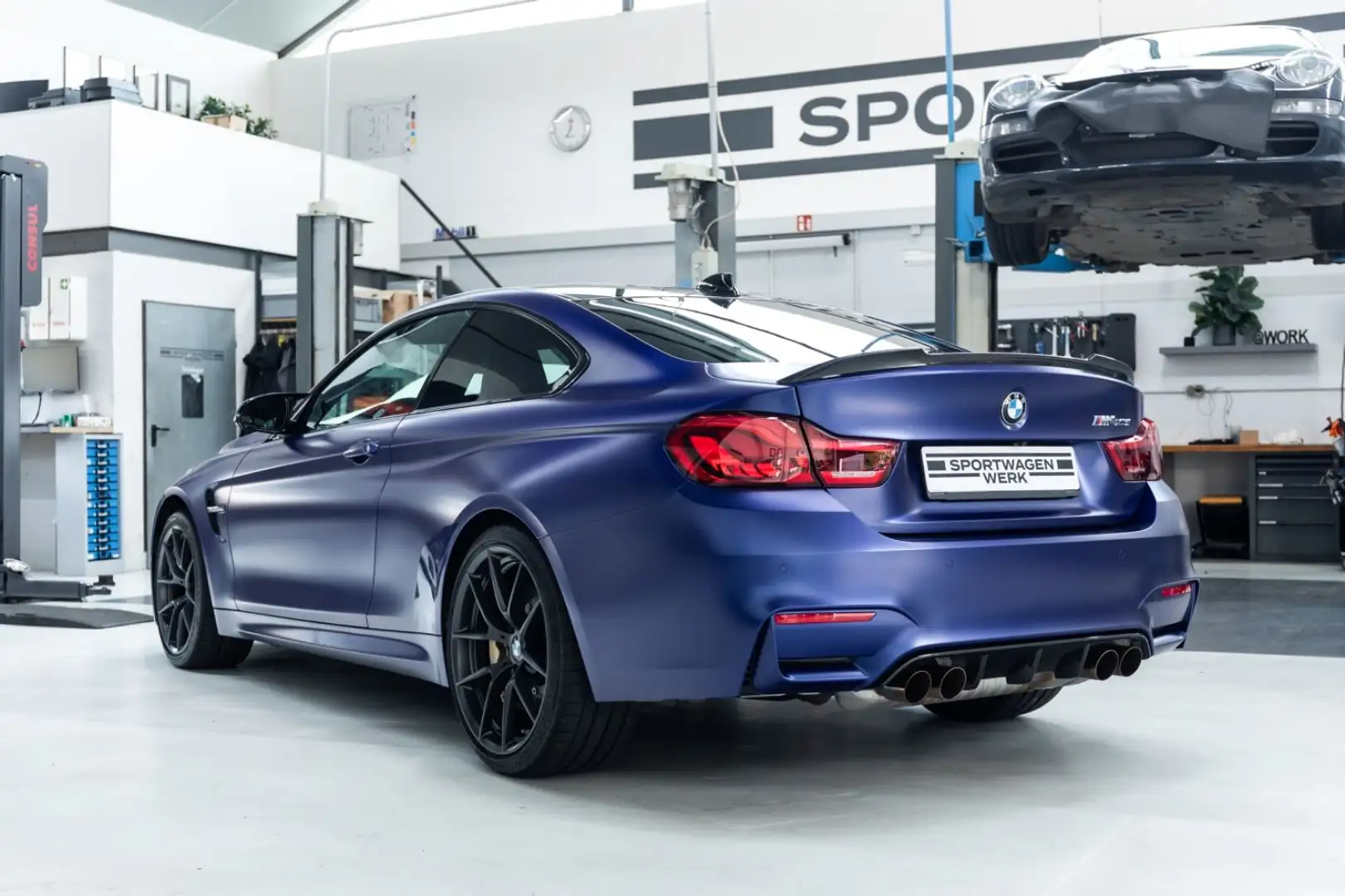 BMW M4 CS I Carbon I HuD I LED I 1. Hand I BRD Bleu - 2