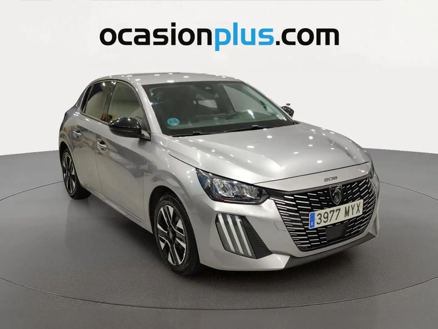 Peugeot 208 1.2 Puretech S&S Allure 100 Gris - 2