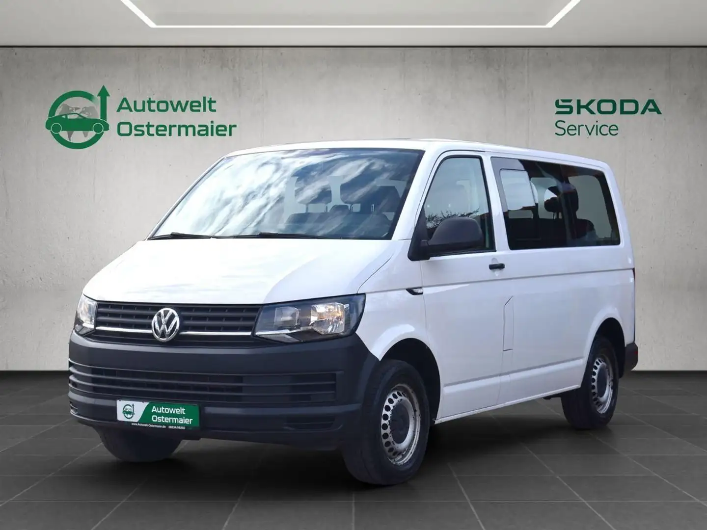 Volkswagen T6 Transporter T6 Transp. 2.0 TDI*DSG*150PS*AHK*9-Si.* Blanco - 1