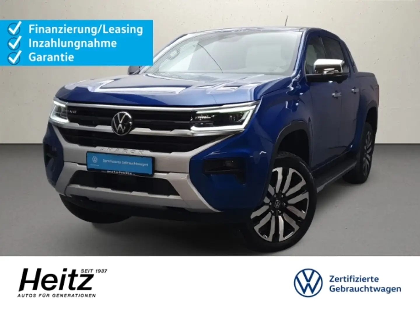 Volkswagen Amarok DC V6 TDI 4MOTION Aventura Diff.sp. Rollcover Blau - 1