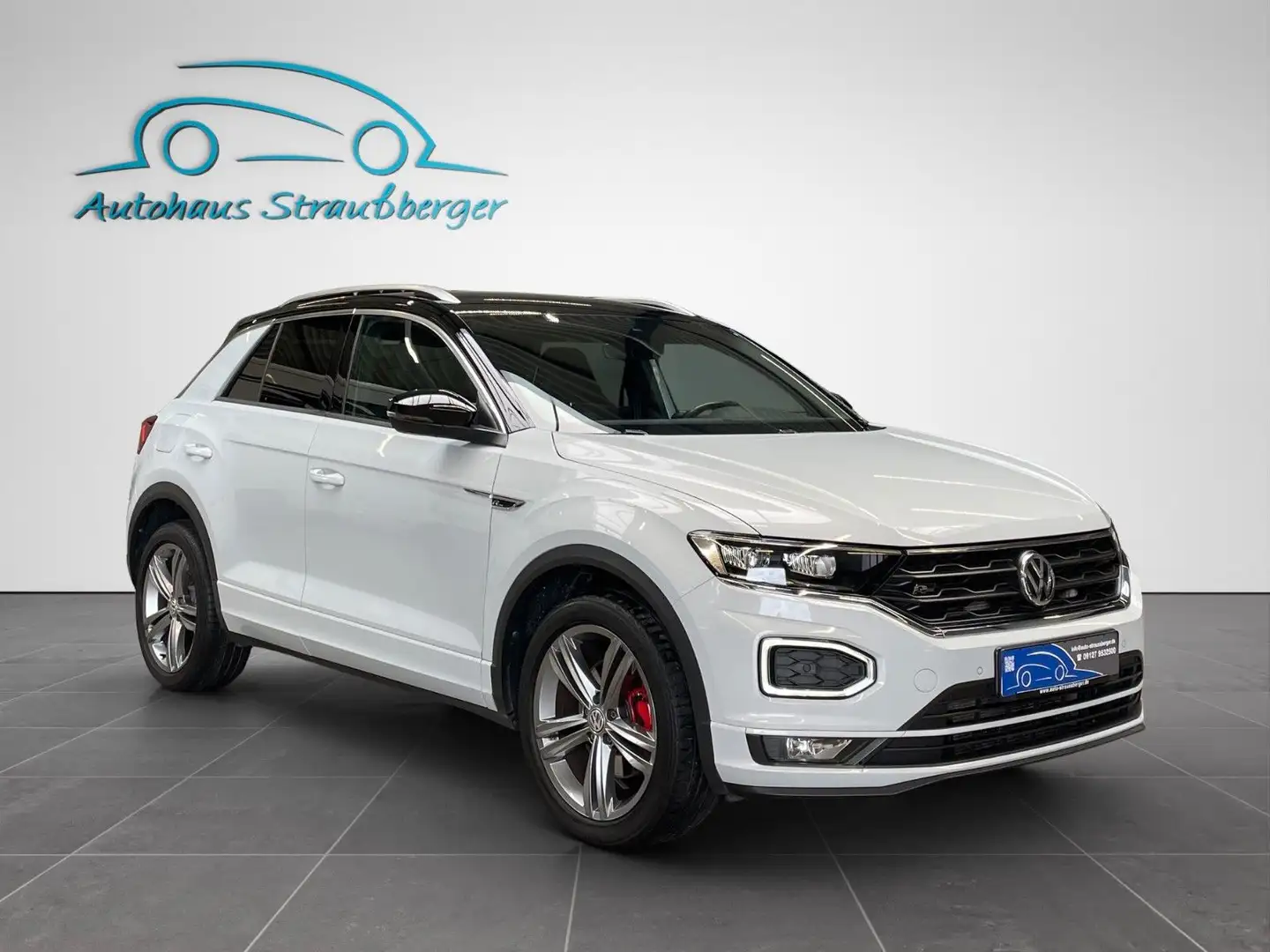 Volkswagen T-Roc R-Line DSG AHK ACC NAVI SHZ LED NP:42.000€ Argent - 2