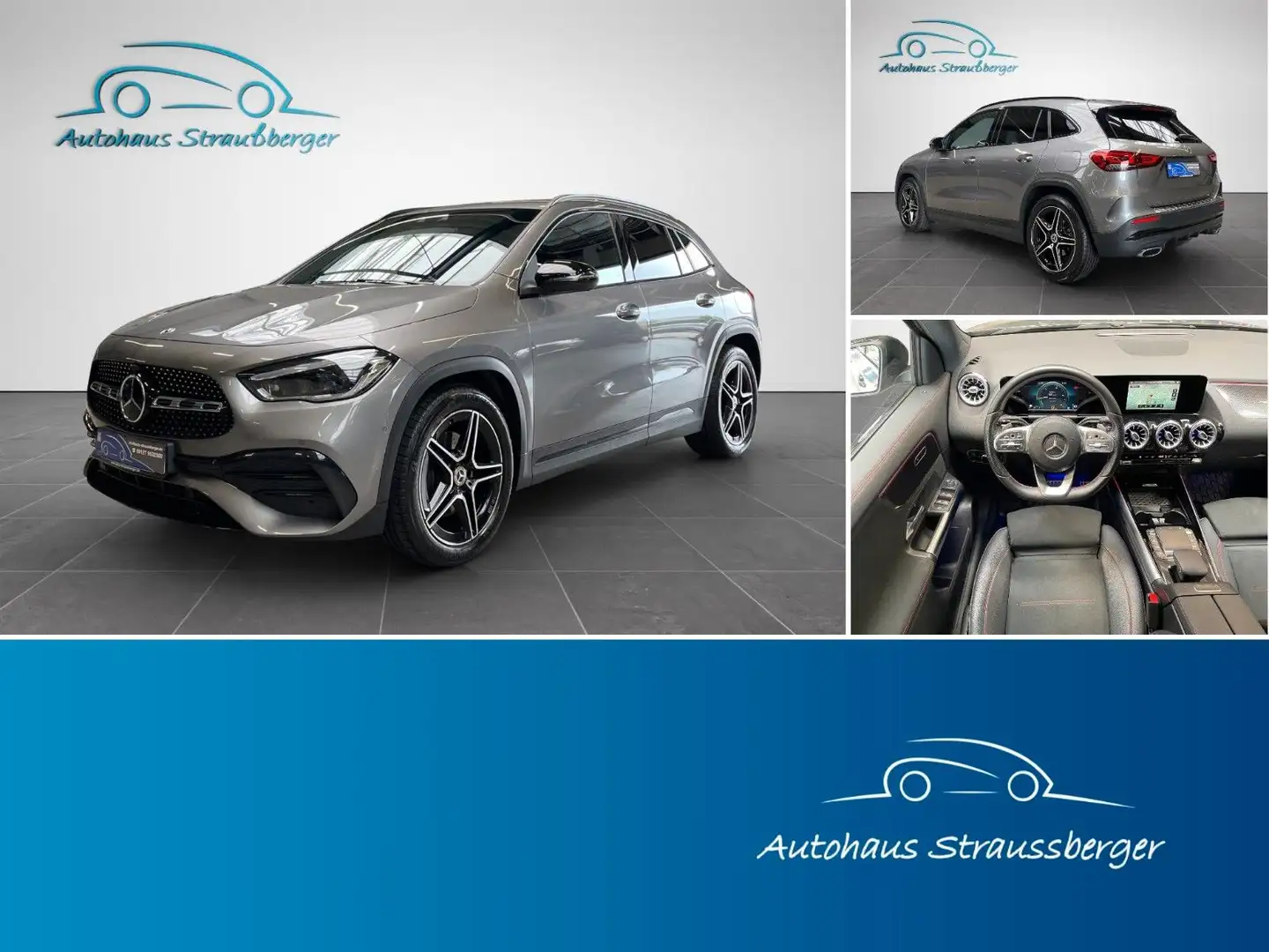Mercedes-Benz GLA 200 d AMG-Line ACC LED RFK MFL KZU HiFi QI Grau - 1