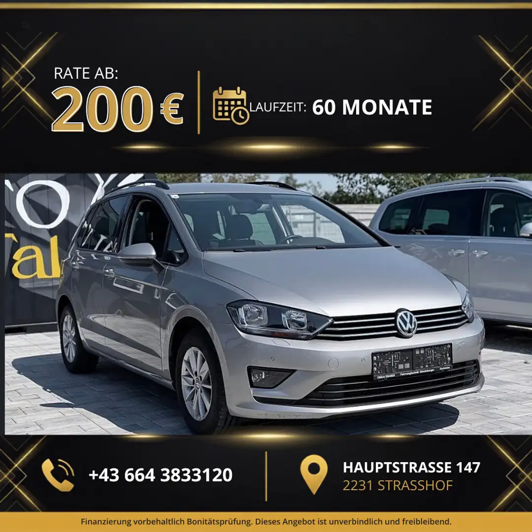 Volkswagen Golf Sportsvan Rabbit BMT 1,2 TSI DSG Grau - 1
