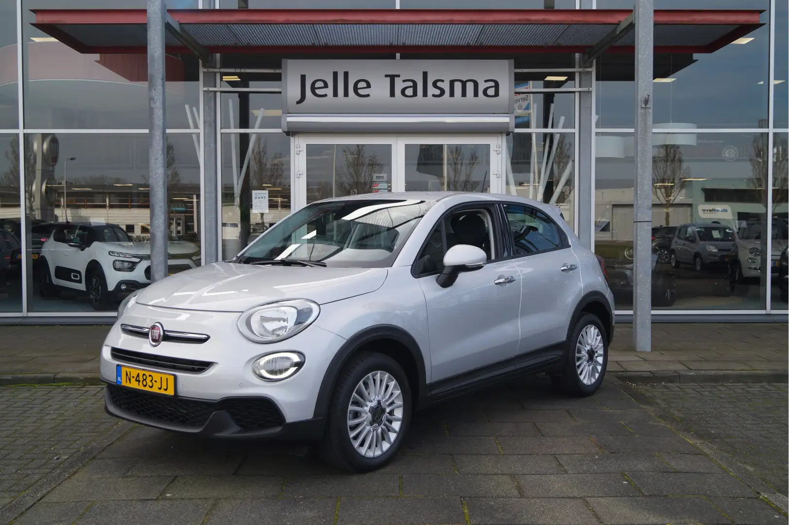 Fiat 500X 1.3 Turbo Automaat Lounge│17'' velgen│CarPlay│Clim Grijs - 1