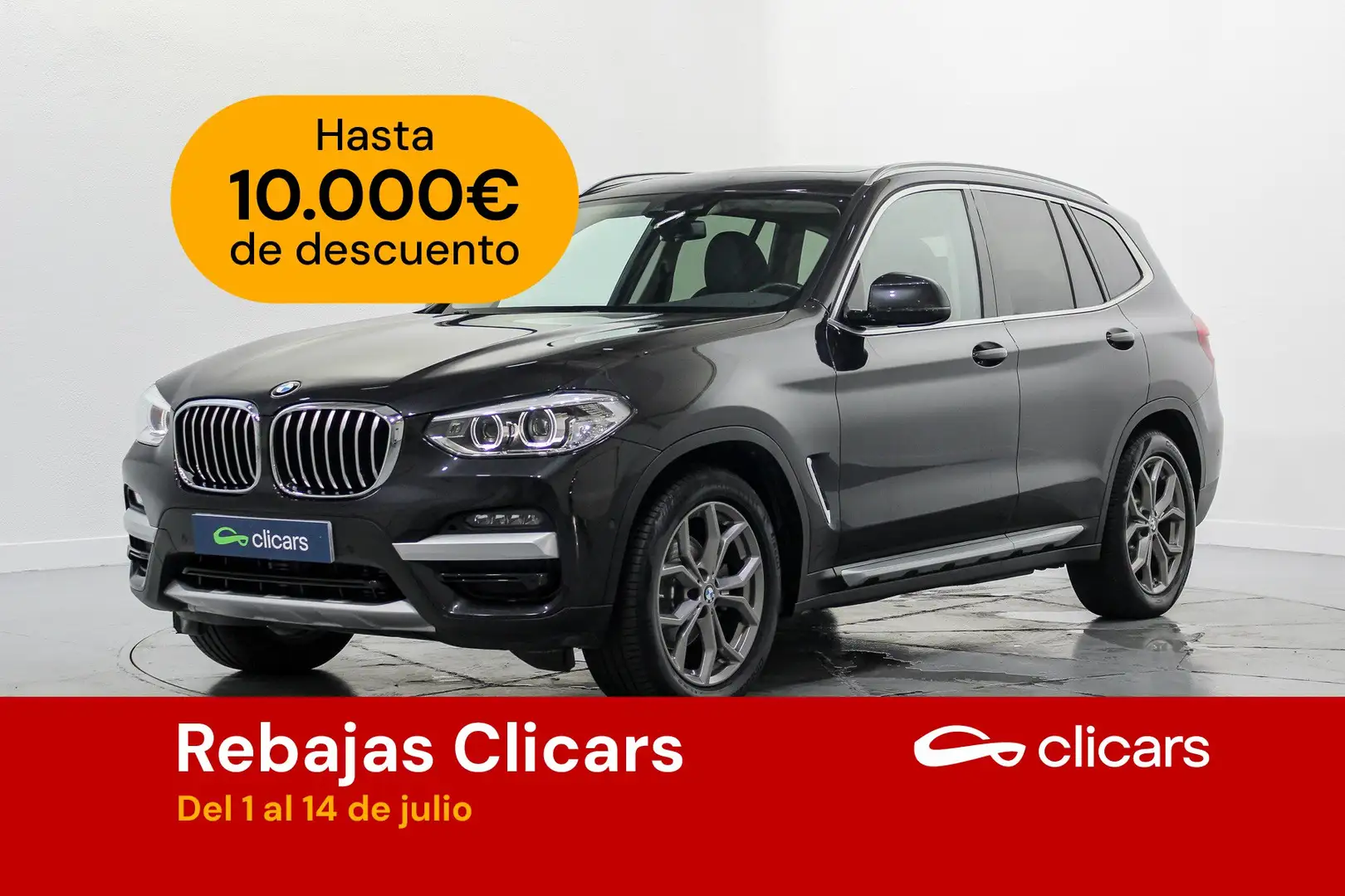 BMW X3 xDrive 20dA Gris - 1