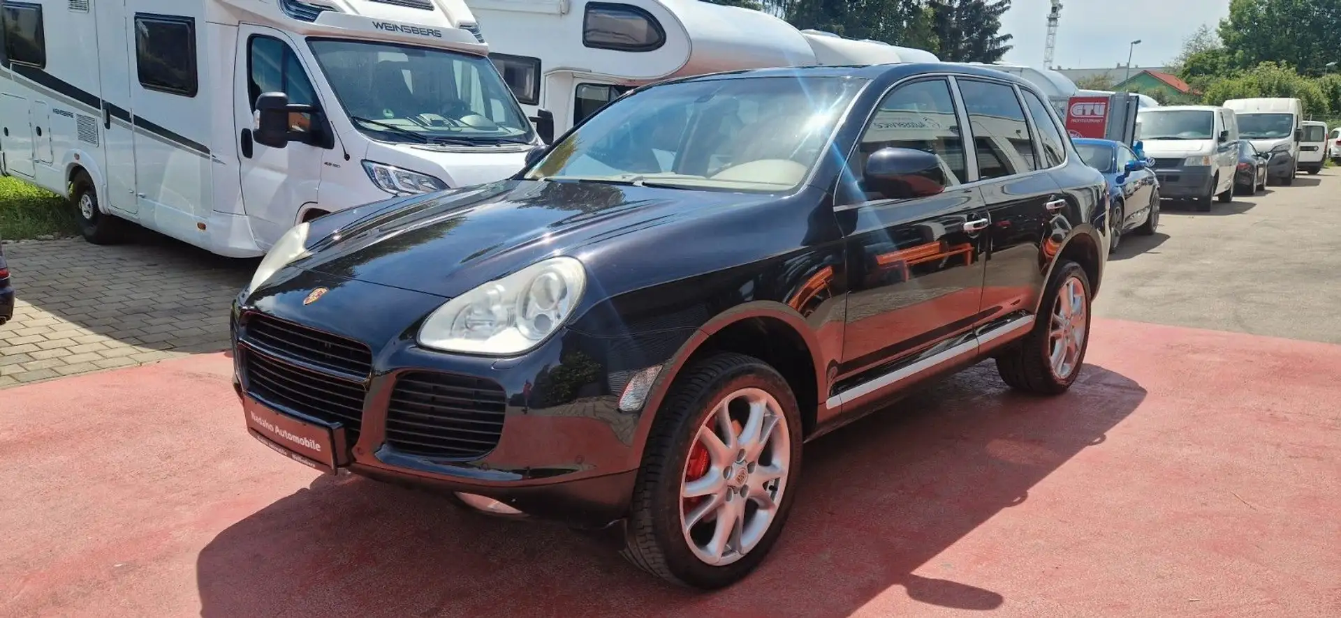Porsche Cayenne Turbo Aut. Leder/Navi/AHK/Xen Schwarz - 1
