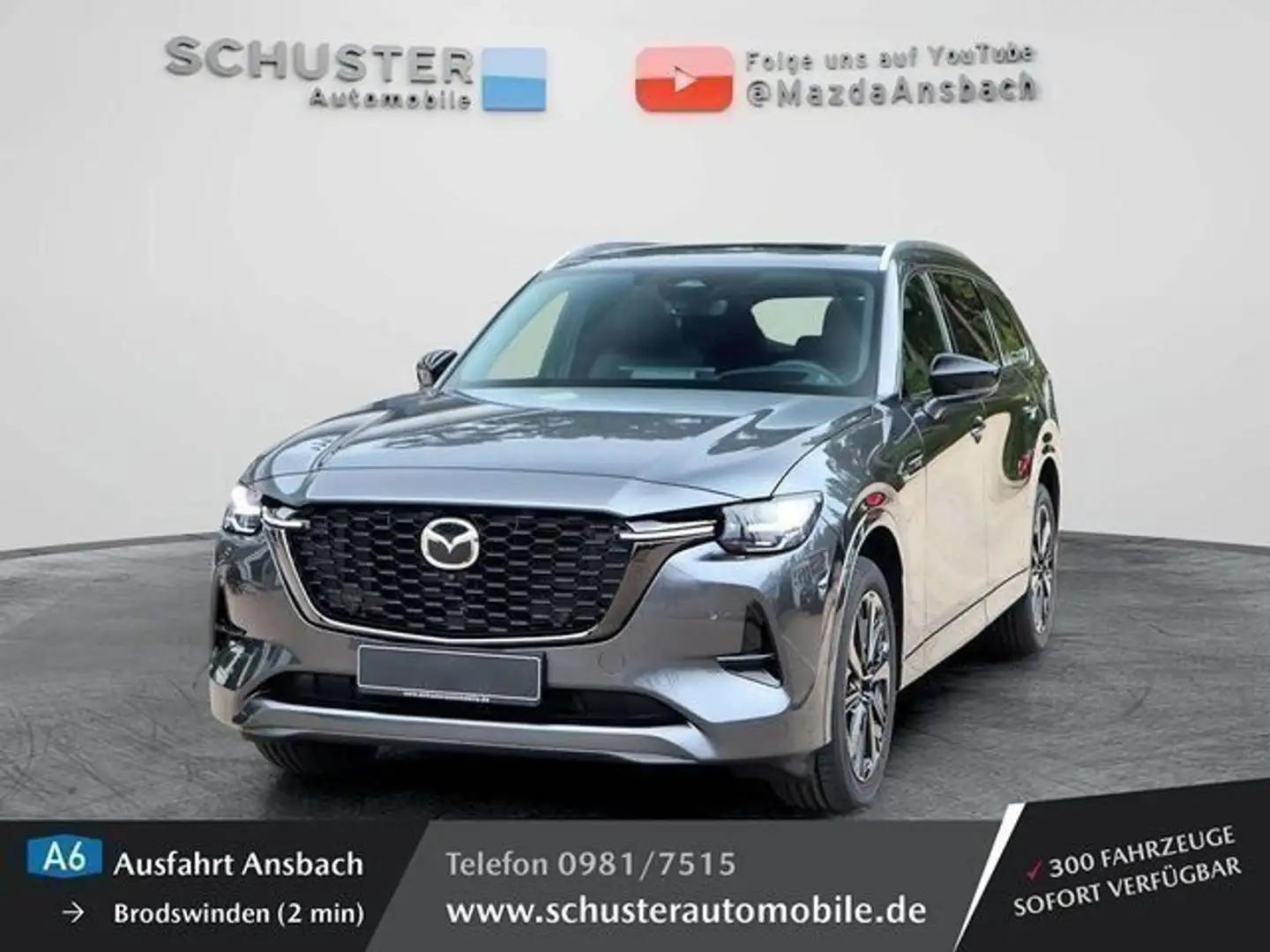 Mazda CX-80 Homura Plus PHEV Vollausstattung / Pano / Gri - 1