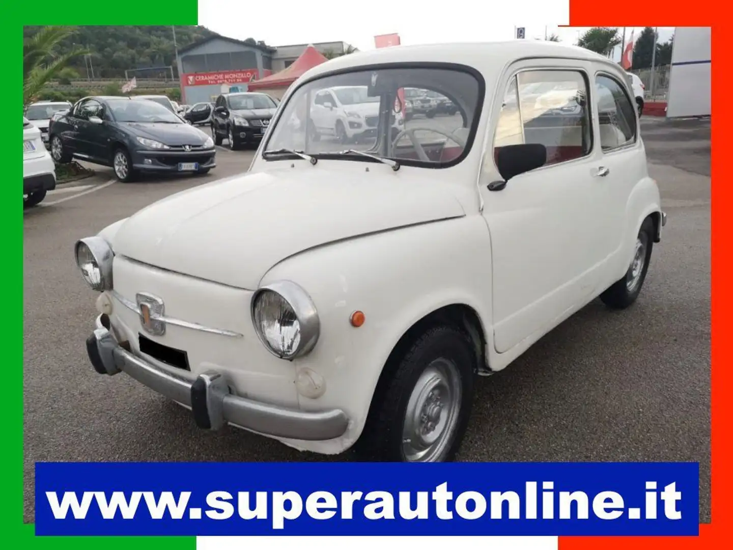 Oldtimer Fiat 600 D Weiß - 1