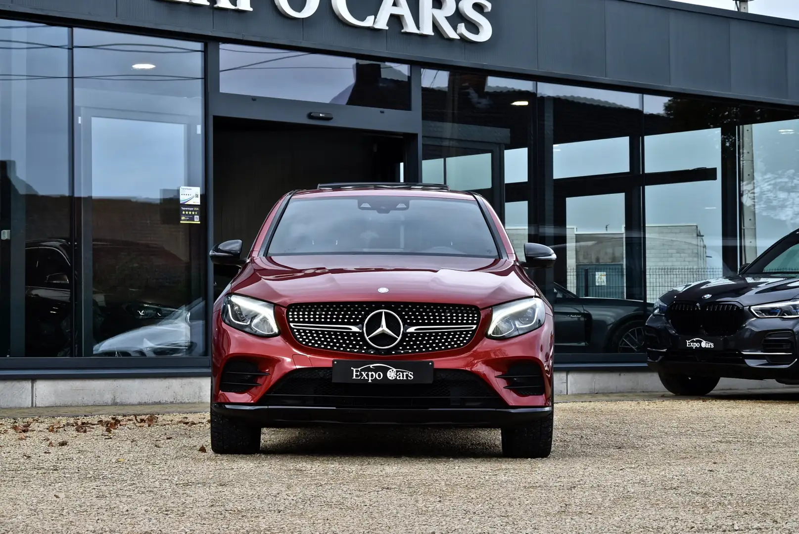 Mercedes-Benz GLC 220 Coupe4Matic AMG Line*OPEN DAK*HEAD-UP*CAMERA*LEDER Rot - 2