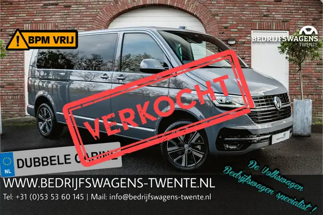 Volkswagen T6.1 Caravelle 2.0 TDI 204 PK DSG L2H1 DUB/CAB A-KLEP ACC | ALPIN